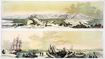 Vista di Spitsbergen con 